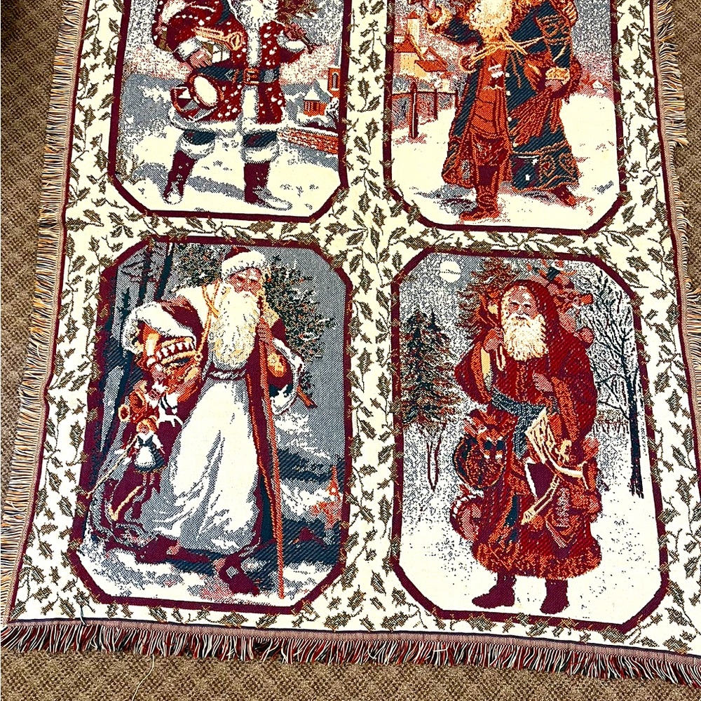 Home interiors Christmas throw blanket